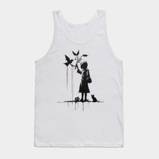 Halloween and Peace Tank Top